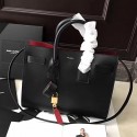 Saint Laurent Sac De Jour Souple Bag Black with Red interior 378299 VS03890