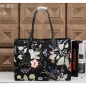 Sale 1:1 2015 Gucci Reversible GG Leather Tote Bag 368568 Black VS07597