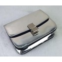 Sale 1:1 Celine Classic Box Small Flap Bag Patent Leather 11042 Silver VS01224