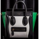 Sale 1:1 Celine Luggage Nano Bag Original Leather CLT3309S White&Black&Green VS05801