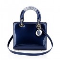 Sale 1:1 Christian Dior CD6325 Royal Patent Mini Lady Dior Bag Gold VS01484