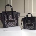 Sale 1:1 Copy Celine Micro Luggage Black Original Leather CL112540 VS05504