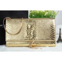 Sale 1:1 Fake YSL Monogramme Cross-body Shoulder Bag Croco Leather Y311214 Gold VS04083