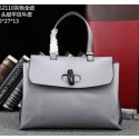 Sale 1:1 Gucci Bamboo Daily Leather Top Handle Bag 370831 Grey VS05900