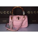 Sale 1:1 Gucci New Bamboo Top Handle Bags 240242 Pink VS06464