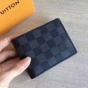 Sale 1:1 Louis Vuitton Damier Graphite Canvas Multiple Wallet N62663 VS00386