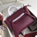 Sale 1:1 Replica Celine Drummed Calfskin Belt Bag Burgundy C010703 VS03195