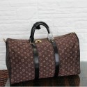 Sale 1:1 Replica Louis Vuitton Monogram Idylle KEEPALL BANDOULIERE 45 M41428 Brown VS00750