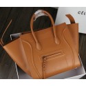 Top Celine Luggage Phantom Bag Smooth Leather Ci3341 Wheat VS00578