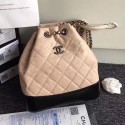 Top Chanel Chanel's Gabrielle Backpack Beige and Black A94485 VS01456