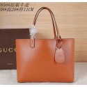 Top Knockoff Gucci Reversible GG Leather Tote Bag 368568 Wheat VS00866