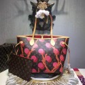Top Louis Vuitton Monogram Canvas Neverfull MM Ramages M41603 VS00732
