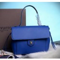 Top Replica Louis Vuitton Cruise 2015 Lockme PM Tote Bag M54011 Blue VS00310