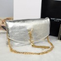 Yves Saint Laurent Belle Du Jour Clutch Y311219 Silver VS05984