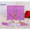 Yves Saint Laurent Classic Flap Front Bag Y7142 Purple VS08508