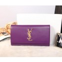 Yves Saint Laurent Classic Monogramme Clutch 311213A Purple VS03550