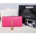 Yves Saint Laurent Classic Monogramme Tassel Clutch Y311212 Rosy VS04130