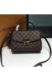 AAA Imitation Louis Vuitton Damier Ebene Canvas Croisette Bag N53000 VS04481