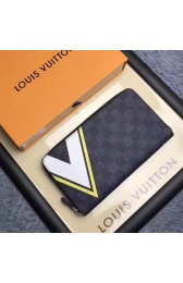 AAA Louis Vuitton Damier Graphite Canvas Zippy Organizer Yellow N64014 VS03089