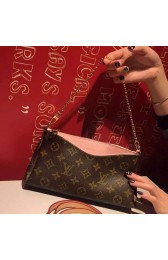 AAA Louis Vuitton Monogram Canvas Pallas Clutch Bag M41638 Pink VS09112