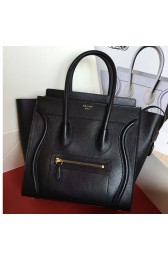 AAA Replica Celine Micro Luggage Original Leather Black CL180920 VS06544