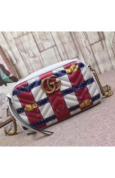 AAA Replica Gucci GG Marmont Trompe l'oeil Shoulder Bag 447632 VS07624