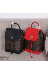 AAA Replica Louis Vuitton Monogram Canvas Lockme Backpack Bag M41816 VS00372