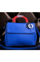 Be Dior Diorissimo Flap Small Bag Cruise 2015 CD1108 Blue VS00754