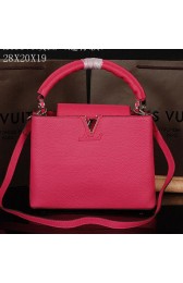 Best Copy Louis Vuitton Elegant Capucines BB Bag M48870 Rose VS09820