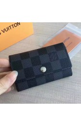 Best Louis Vuitton Damier Graphite Canvas 6 Key Holder N60701 VS08506