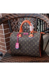 Best Louis Vuitton Monogram Canvas SPEEDY 30 Bag M41665 Orange VS05068