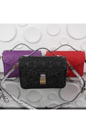 Best Louis Vuitton Monogram Empreinte Pochette Metis Bag M40780 VS00167