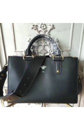 Best Quality Fake Dior D-Bee Tote Bag in Black Smooth Calfskin D240602 VS06959