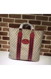 Best Quality Gucci GG Supreme Tote Red 473870 VS08090