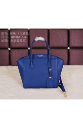 Best Quality Replica Prada Original Grainy Leather Tote Bag BN8092 Royal VS07887
