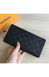 Best Replica Louis Vuitton Damier Infini Leather Brazza Wallet Onyx N63010 VS09168