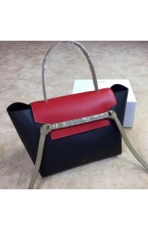 Celine Belt Bag Original Leather CLA98312 Black&Red VS02523
