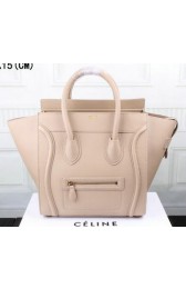 Celine Luggage Mini Tote Bag Original Leather Ci3308 Beige VS02479