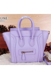 Celine Luggage Nano Bag Ferrari Leather CL3308S Lavender VS02026