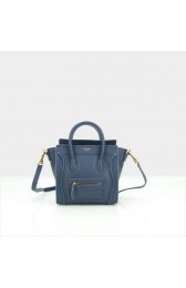 Celine Luggage Nano Bag Original Leather CL88029 Royal VS00648