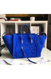 Celine Luggage Phantom Bag Blue Original Leather CL112520 VS04059