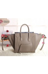 Celine Luggage Phantom Square Tote Bag 3341 in Light Khaki VS04129