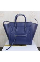 Celine Luggage Phantom Tote Bag Ferrari Leather CT3341 Royal VS01529
