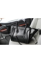 Celine Luggage Phantom Tote Bag Smooth Leather CT103 Black VS07996