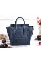 Celine Micro Luggage 3307 in Dark Blue Original Leather VS02520