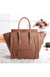 Celine Mini Luggage 3308 in Brown Original Leather VS00521