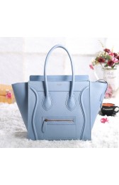 Celine Mini Luggage 3308 in Light Blue Original Leather VS00575