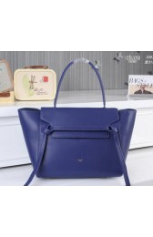 Celine Small Belt Bag Original Ferrari Leather C3397 Royal VS03896