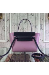 Celine Small Belt Bag Original Leather CLA98311S Black&Lavender VS03232