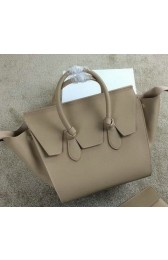 Celine Tie Top Handle Bag Original Leather 98314 Beige VS03576